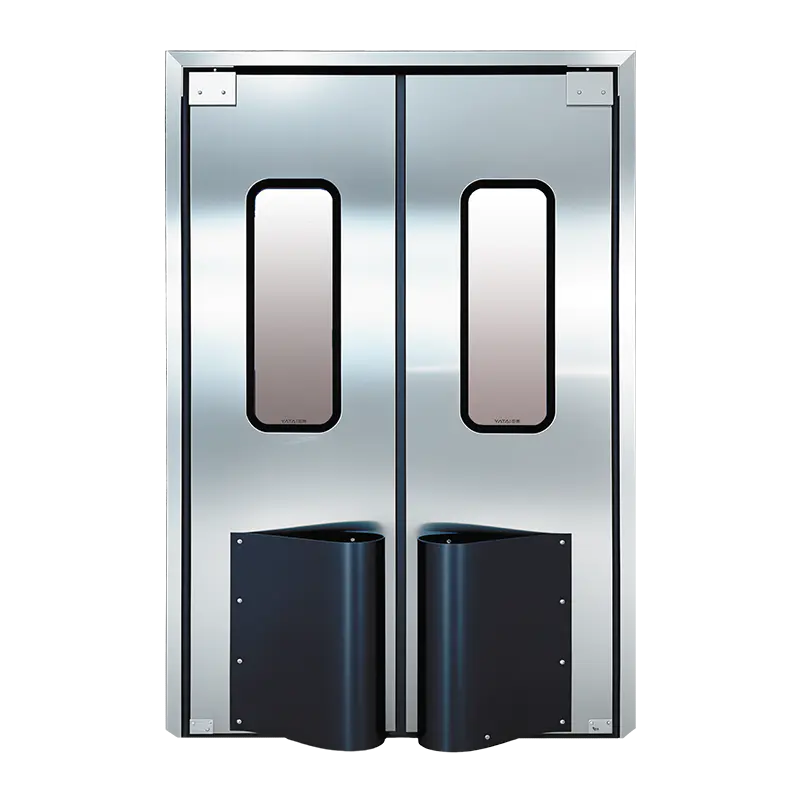 Zwei-Wege-Antikollisionstür aus Edelstahl