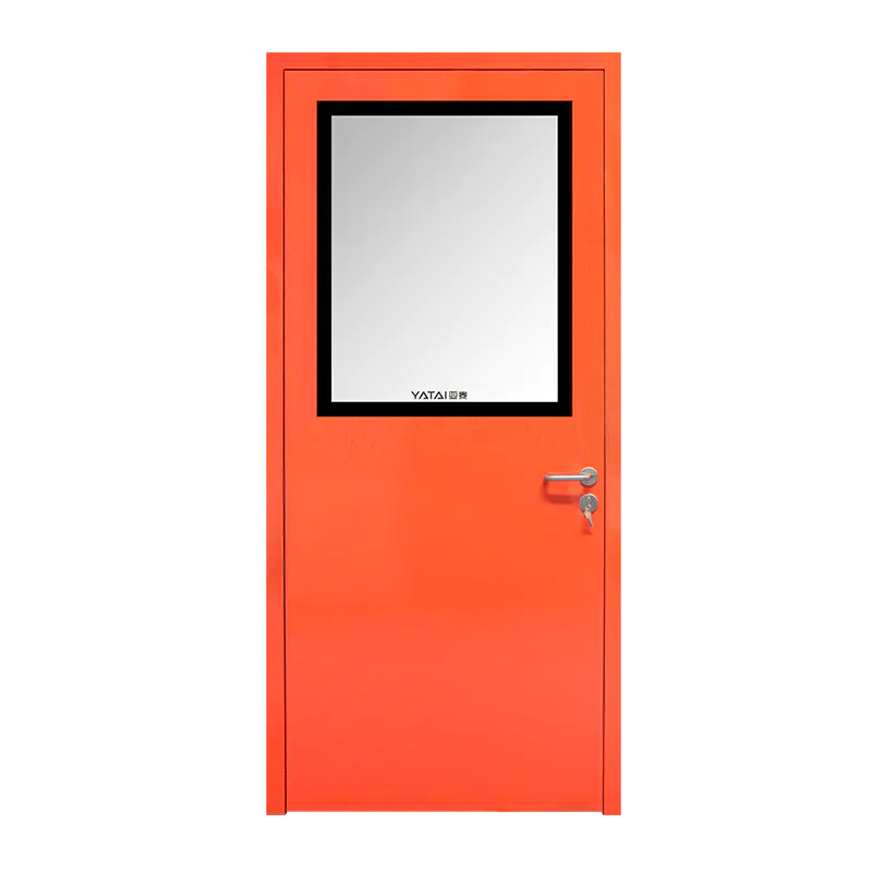 Saubere Stahltür mit umschlossenem Rahmen